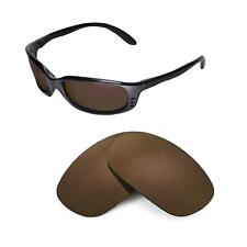Walleva Brown Polarized Replacement Lenses For Costa Del Mar Brine Sunglasses picture