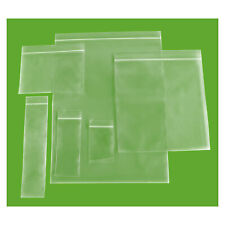 Clear Plastic Reclosable Bags Self Seal Zip Lock Choose: Mil, Size & Pack picture