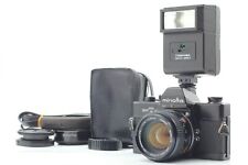 [Top MINT] Minolta SRT101 35mm SLR Film Camera Black Flash 50mm f/1.4 Lens JAPAN picture