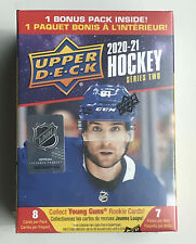 NEW UNOPENED 2020-21 UPPER DECK UD HOCKEY SERIES 2 BLASTER BOX FACTORY SEALED picture
