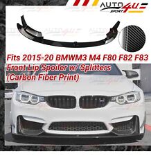 For 2015-2020 BMW F80 M3 F82 F83 M4 Competition Style Carbon Fiber Front Lip Kit picture