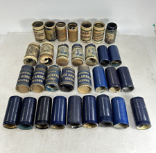 Lot of 31 Antique Edison Phonograph Cylinder Records Blue Amberol & Gold Molded picture