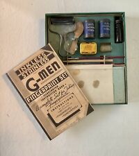1937 Official G-Men Fingerprint Set New York Toy & Game - Emporium San Francisco picture