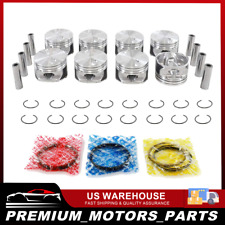 Pistons & Rings Set for 1999-2007 Chevrolet GM Cadillac 5.3L LS2 LS3 LS6 picture