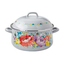 Sweet Romance 6.4-Quart Enamel on Steel Dutch Oven with Lid picture