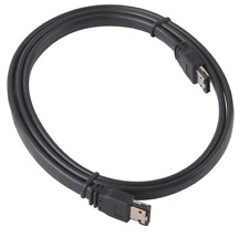 PTC 6FT eSATA to eSATA 7-Pin Shielded External Cable Cord Black for Hard Drives  picture