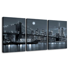 Modern New York Prints 3 Piece Canvas Wall Art Picture Poster Home Decor picture