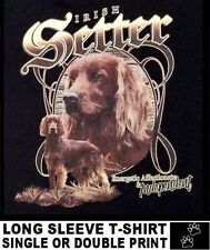 Beautiful Irish Setter Energetic Affectionate And Independent Dog T-shirt WS713 picture