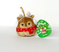 Squishmallows Holiday Christmas Ornament Darla Winter Fawn Deer 4” New Rare Tags picture