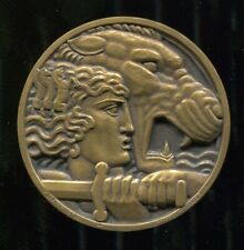 FRANCE 1928 Bronze Medal Nice WWI War Memorial Monument Aux Morts A. Levrillier picture