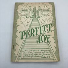 Vintage 1959 “Perfect Joy” Stamps-Baxter Hymnal Song Book Shape Notes picture