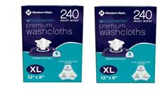 2 PACK Member'S Mark Adult Washcloths (240 Ct.) picture
