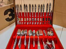 Vtg 86 Piece Oneida Pre-owned Never Used Stainless Siliverware  Of 13+ picture
