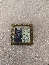 Scottish West Highland White Terrier Dog brass pin brooch Necklace Pendant  picture
