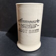 VINTAGE ARMOUR'S VERIBEST ROOT BEER STONEWEAR MUG Early 1900s picture