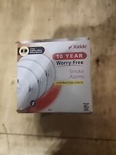 Kidde Smoke Detector Fire Alarm Lithium Battery Powered Built In Portable 3 Pack picture