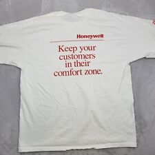 Vintage Honeywell Shirt Men Extra Large White Crew 90s Y2K Work Employee Adult* picture