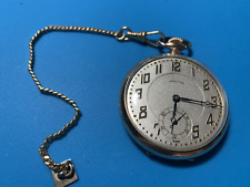 Antique 1923 Hamilton Lancaster pocket watch, Model 1 ,Grade 910, 17J, 12s  runs picture