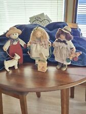 Vintage Lizzie High wooden folk dolls , Alice Valentine picture