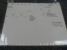 Grove SM2632E Aerial Scissor Lift Hydraulic Schematic Diagram Foldout Manual picture