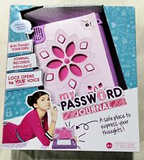 NEW Mattel My Password Journal Electronic Voice Unlock Activated Diary  picture