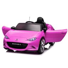 Pink 12V Kids Ride on Car Mazda Electric Power Wheels Car w/ Remote Control LED picture