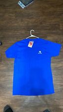 Vintage 1990s Saturn Motors T Shirt Blue L Made In USA New Fruit Of The Loom picture