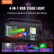 VEVOR Stage Lights, 4 in 1 RGB Party Lights, LED Pattern Strobe Light, Mixed Lig picture