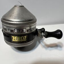 Vintage Zebco Spinner Model 33  fishing reel USA, WORKS WELL picture