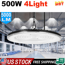 4  Pack 500W Led UFO High Bay Light 500 Watts Commercial Factory Warehouse Light picture