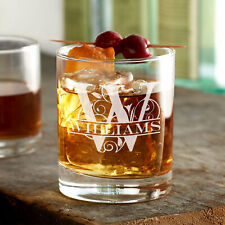 Custom Whiskey Glass - Personalized 12 oz Rocks Glass, Old-Fashioned Rocks Glass picture