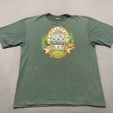 Vintage Chesapeake Bay Shirt Men’s XL Green Striped Distressed Single Stitch USA picture