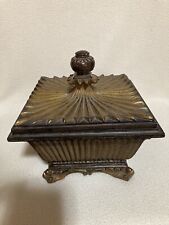 Vintage Wooden Dresser Top Box BEAUTIFUL picture
