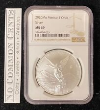 2020 Mexico Libertad 1 oz .999 Silver Coin NGC MS 69 picture