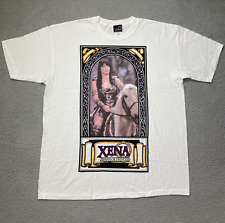 VTG 90s Xena Warrior Princess XL Graphic T Shirt White TV Promo USA Made MINT picture