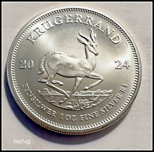 2024 1 oz  Silver Krugerrand .999 Fine  BU-Fast Shipping. picture