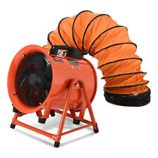 12'' Explosion Proof Axial Fan 550W 110V Extractor w/ 16ft PVC Duct Portable picture