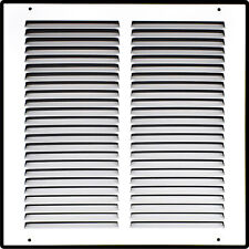 Heavy Duty Steel Return Air Grille | HVAC Vent Cover Grill, White picture
