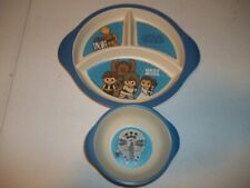 Vintage Star Wars Best Buds Three Section Plastic Plate & Bowl Nice L@@K picture