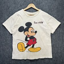 Vintage Mickey Mouse Shirt Mens Large White 70s Retro Disney Champion Cartoon picture