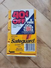 Safeguard BEIGE VTG Soap NOS Super Size 4 Pk. sealed box 5 OZ discontinued 1980s picture