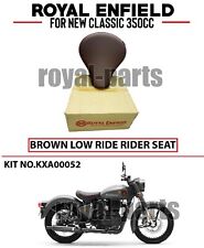 Royal Enfield ''BROWN LOW RIDE RIDER SEAT'' For NEW CLASSIC REBORN 350cc. picture