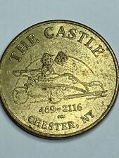 RARE OLD LARGE THE CASTLE FUN CENTER CHESTER NEW YORK ARCADE TOKEN OBSOLETE #rj1 picture