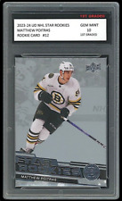 Matthew Poitras 2023-24 UD NHL Star Rookies 1st Graded 10 Rookie Card #12 picture