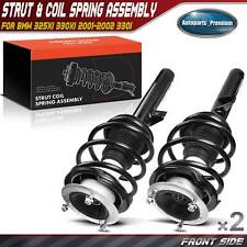 2x Front Strut & Coil Spring Assembly for BMW E46 325xi 330xi 2001-2002 4WD/AWD picture