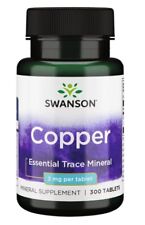 Swanson Copper Tablets, 2 mg, 300 Count picture