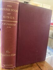 Vintage The Second Book Of Kings F.W. Farrar 1902 Antique Hardback picture