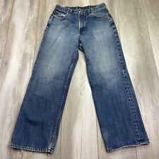 VINTAGE J Crew Jeans Mens 31 Blue Denim Straight Fit Casual USA MADE 31x29 * picture