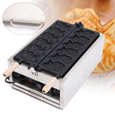 3000W Electric Waffle Maker Machine Commercial Taiyaki Baker Fish-Shaped Mold picture