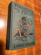 Pinocchio: Adventures of a Puppet Carlo Collodi Early Ed. A. L. Burt Company HC picture
